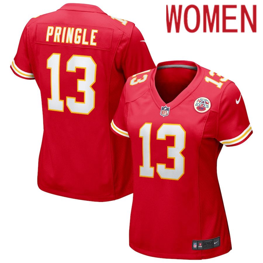 Women Kansas City Chiefs #13 Creed Humphrey Nike Red Game NFL Jersey->women nfl jersey->Women Jersey